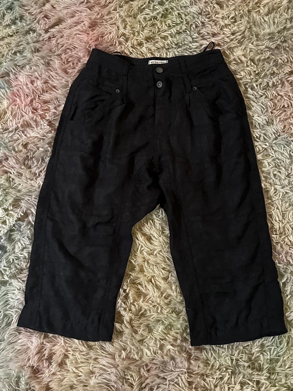 NWT Free People We The Free Maven Cozy Crop Harem Pants Size 4